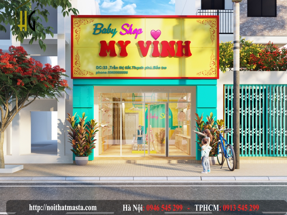 Thiết kế bảng hiệu shop